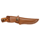 7.75" Fixed Blade Knife with Leather Sheath Bison River/JDS Industries