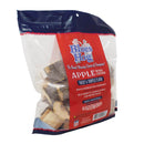Blues Hog Apple Wood Chunks for smoking meat. Premium fruit wood. Side view of bag.