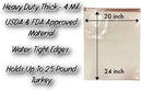 heavy duty Turkey Brining Bags or Meat Brining bags set of two from Butcher BBQ