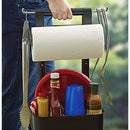 Mr. Bar-B-Q® Barbecue Caddy with hooks, paper towel holder, and condiment storage at DDR BBQ Supply
