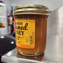 Guenther Apiary Natural Creamed Honey 8 oz jar made with pure raw honey, whipped for a smooth, spreadable texture, handcrafted in Arkansas and available at DDR BBQ Supply