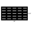charcoal grate for charcoal grill custom size 15.5" x 30"