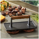 Mr. Bar-B-Q Cast Iron Meat Press – heavy-duty grill press for even cooking and searing from DDR BBQ Supply