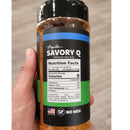 Myron Mixon Savory Q Seasoning for bold flavor and bark on brisket, ribs, pork, and vegetables