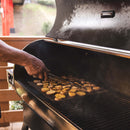 recteq mesh cooking mat for grilling small items like vegetables and shrimp