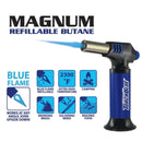 efillable butane torch with 2300°F flame for BBQ, camping, outdoor cooking and kitchen use