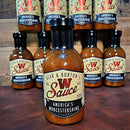 Bear & Burton’s W Sauce 13 oz bottle – bold, all-natural Worcestershire-style sauce for meats, veggies, soups, and cocktails