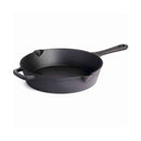 Napoleon Grills 9.5 inch cast iron frying pan with enameled surface for grilling, searing, or oven use