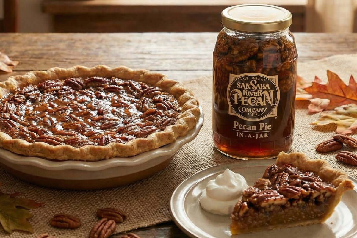 How to Make San Saba River Pecan Company Pecan Pie In a Jar Mix