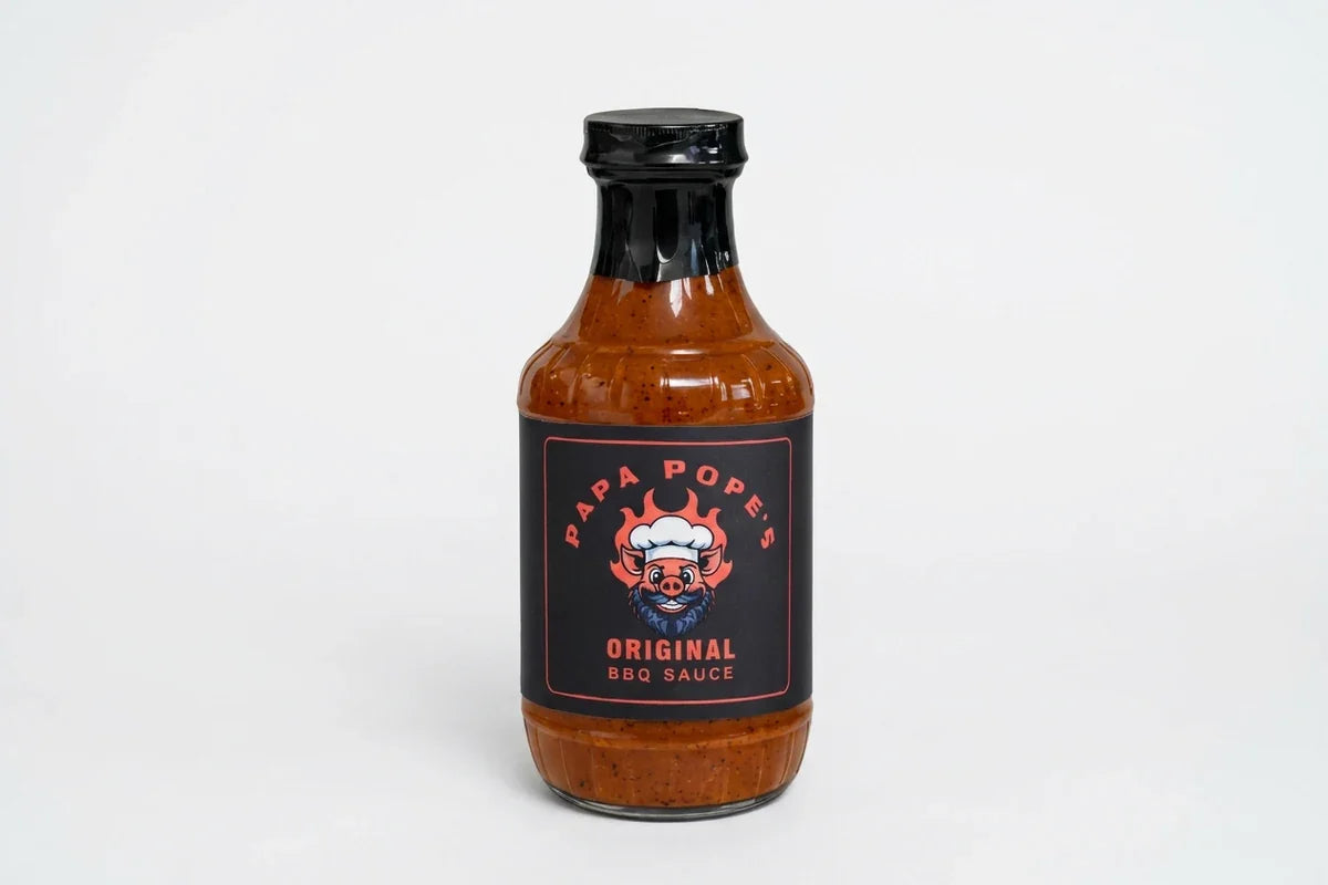 Bottle of Papa Pope's Original BBQ Sauce