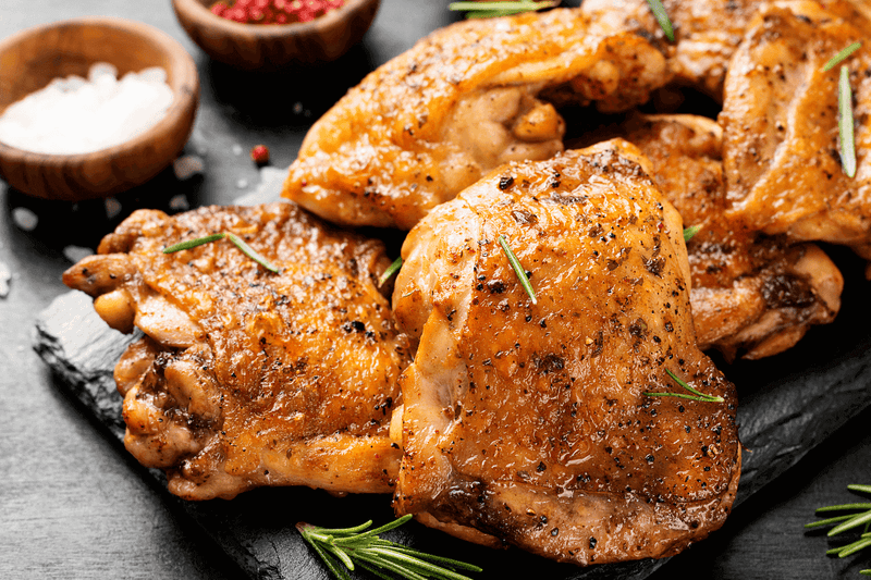 chicken thighs doneness guide by DDR BBQ Supply