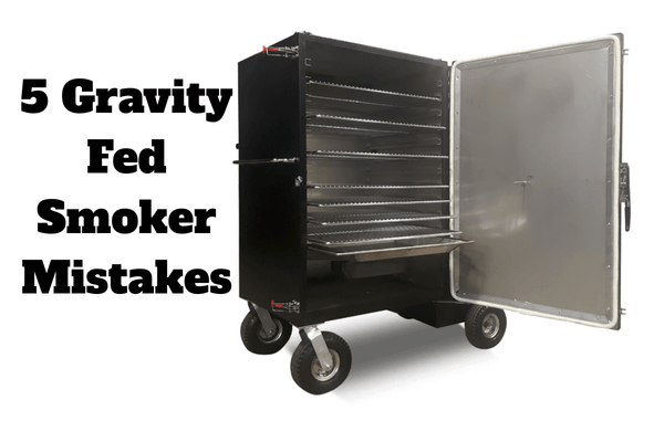 common gravity fed smoker mistakes including temperature control, charcoal usage, airflow issues, and maintenance tips for better BBQ results
