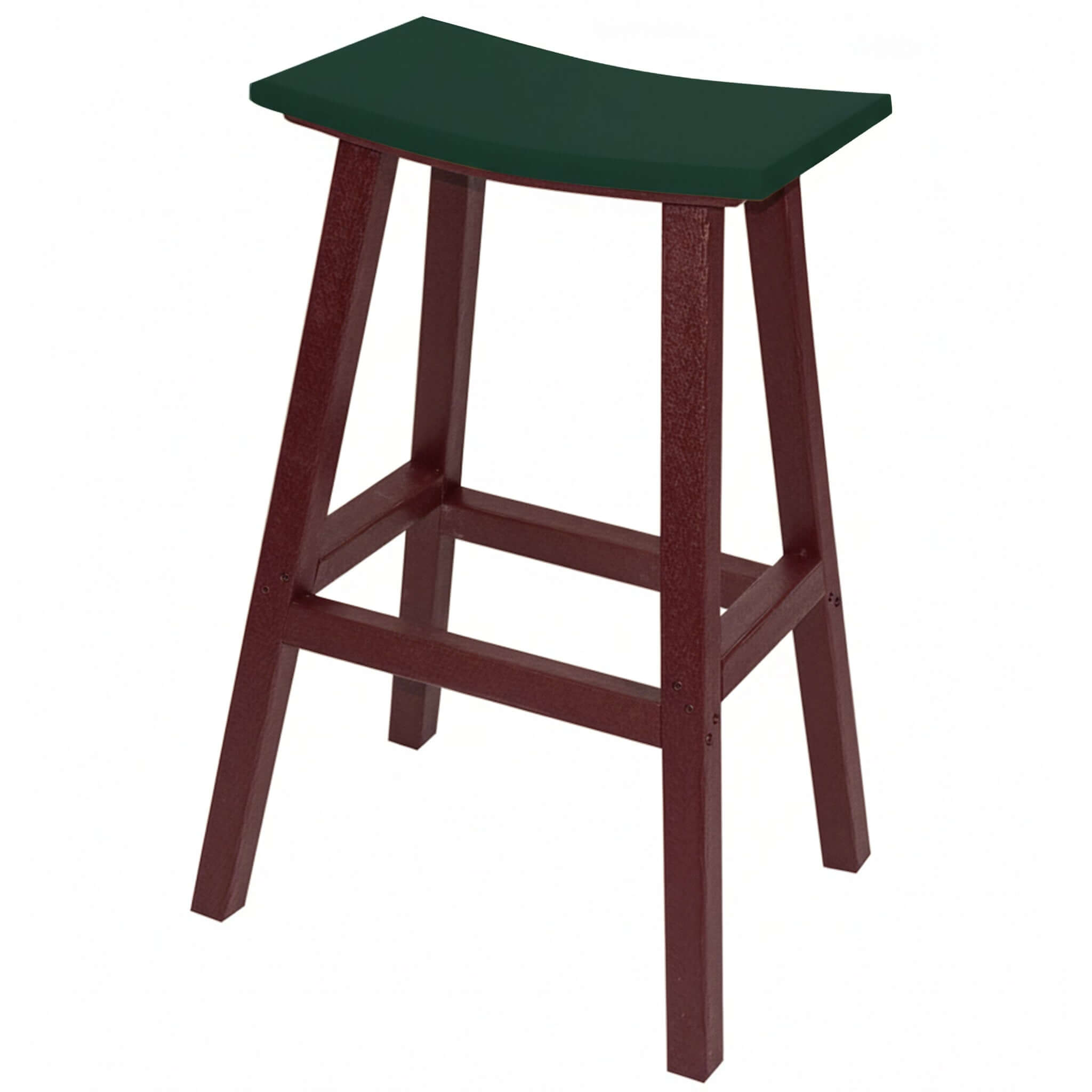 Weatherproof Poly Saddle Stools for Outdoor Kitchens