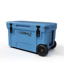 Blue Coolers Cobalt 55 Quart Wheeled Cooler With 5 Day Ice For Campers
