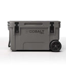 Blue Coolers Cobalt 55 Quart Wheeled Cooler With 5 Day Ice For Campers