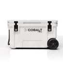 Blue Coolers Cobalt 55 Quart Wheeled Cooler With 5 Day Ice For Campers