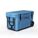 Blue Coolers Cobalt 55 Quart Wheeled Cooler With 5 Day Ice For Campers