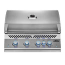 Napoleon Built-In 700 Series 32-Inch Propane Gas Grill with Infrared Rear Burner - Stainless Steel front of grill. 