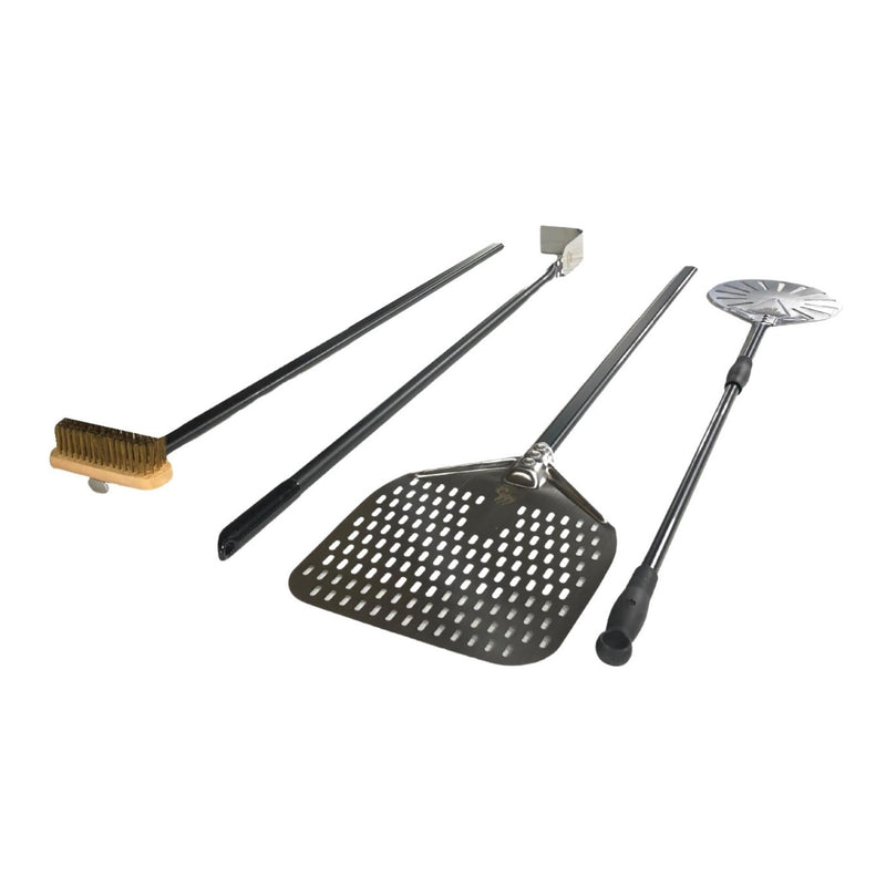 4 Piece Wood-Fired Pizza Oven Utensil Kit WPPO