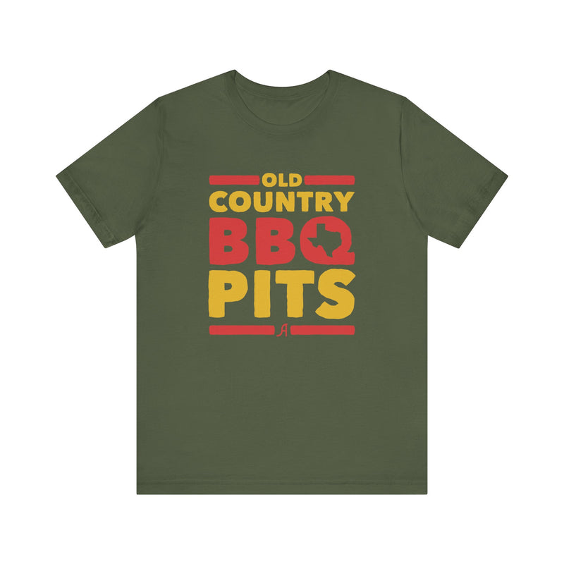 Old Country BBQ Pits Retro T-Shirt Printify