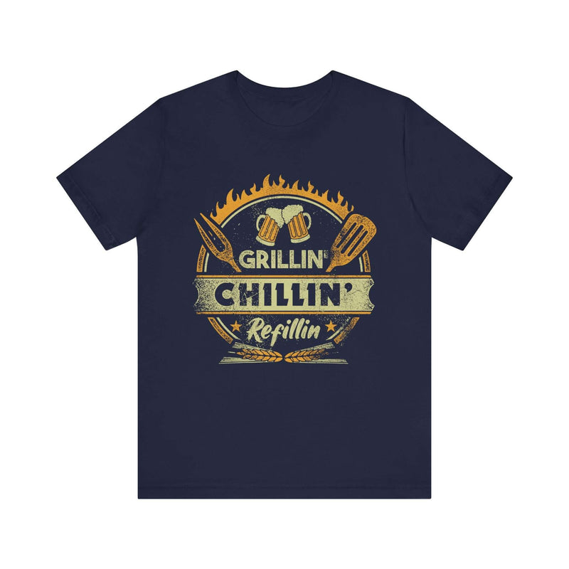 Grillin' Chillin' Refillin' Barbecue T-Shirt