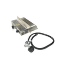 The WPPO Gas Burner for Dual Fueled Outdoor Oven by WPPO LLC Direct features stainless steel construction, control knobs, a heat shield, and a black gas hose with connectors—ideal for use with the Traditional 25 Dual Fueled Outdoor Oven. Perfect for outdoor cooking enthusiasts, all components are shown on a white background.