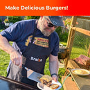 WS - Smash & Melt Burger Press Kit w/ Melting Dome (Carton of 4) - Braize BBQ