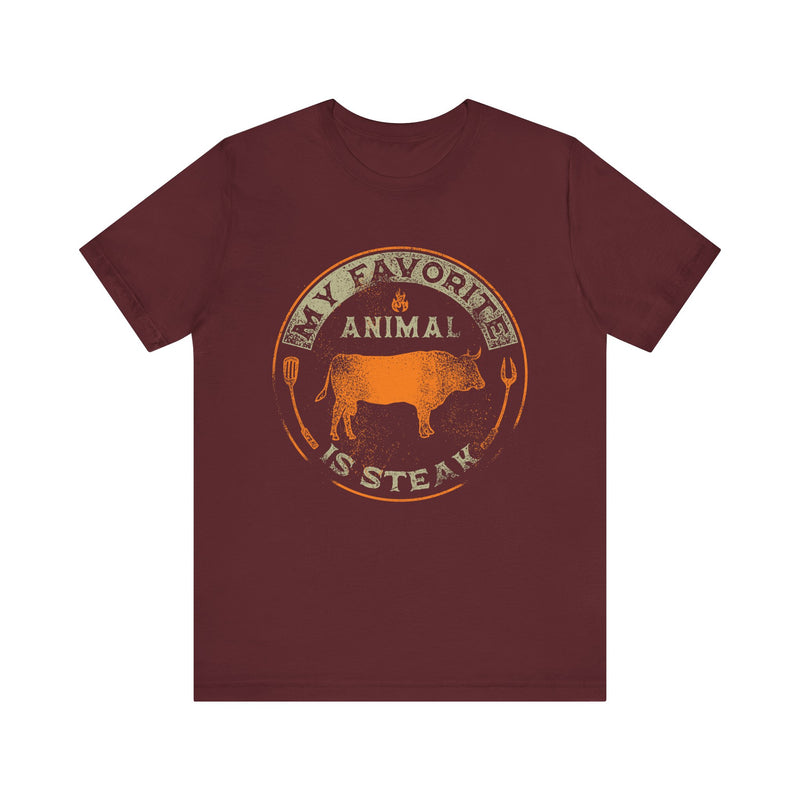 My Favorite Animal is Steak T-Shirt Printify