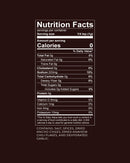 Chiles and Smoke Canyon Crust Beef Seasoning nutrition label, displayed on a dark background, shows 0 calories and 220mg sodium; ingredients include salt, spices, dried ancho chiles, dried Anaheim chile flakes, and dehydrated garlic—perfect for boldly seasoning brisket or adding flavor to steak.