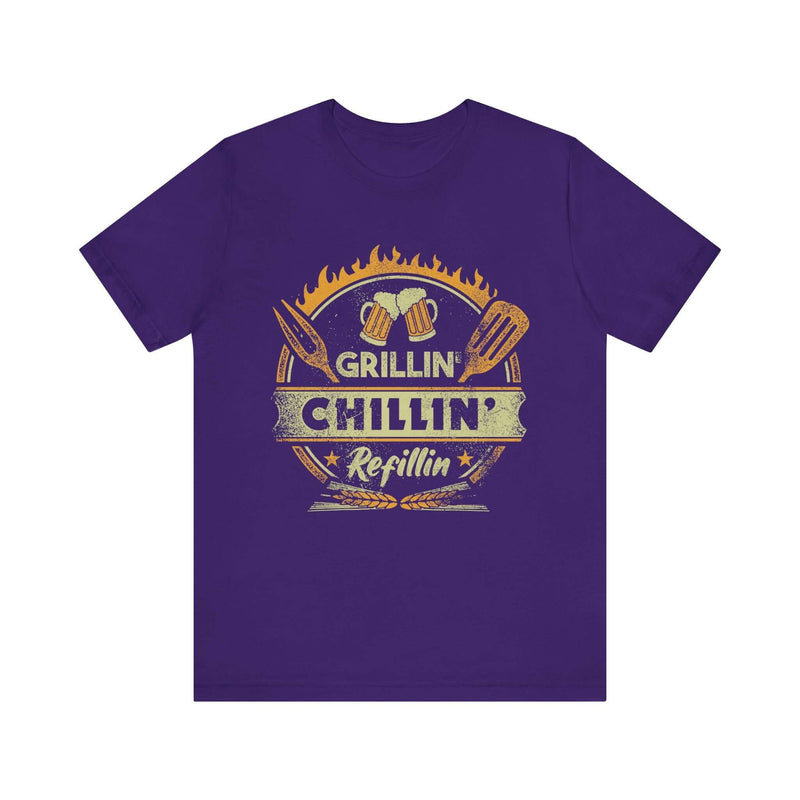 Grillin' Chillin' Refillin' Barbecue T-Shirt