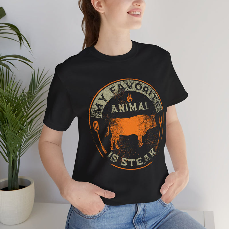 My Favorite Animal is Steak T-Shirt Printify