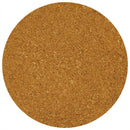 A circular mound of The Spice Lab Organic Ground Cumin, a finely ground brown powder with small visible flecks, is displayed on a white background.