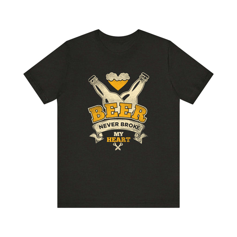 Beer Never Broke My Heart Barbecue T-Shirt Printify