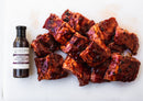 Terrapin Ridge Farms Raspberry Peach Chipotle Sauce adds sweet, smoky flavor to grilled meats or cheese boards—ideal as a barbecue glaze or dipping sauce.