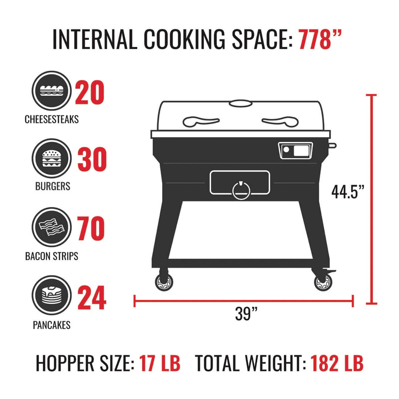 recteq SmokeStone 600 Griddle