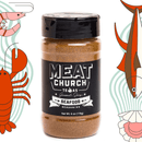 Meat Church Gourmet Seafood Seasoning 6 oz for fish, shrimp, crab, and seafood boils at DDR BBQ Supply
