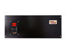 Rectangular black Smokin Brothers Que-View Controller Upgrade Kit with a digital display, control buttons, and the Smokin Brothers logo on the right side. Offers advanced temperature management and WiFi grill control for convenient remote cooking monitoring.