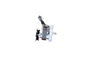 The Smokin Brothers Wood Pellet Grill Auger Motor, featuring attached black fan blades and exposed wiring, is a replacement service part designed to enhance pellet feed performance in your wood pellet grill.