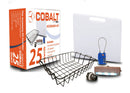 Upgrade Cobalt Cooler Accessory Kit With Divider Basket And Light For 25 Quart