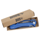 3.5 inch Rescue Knife Reliable Ready and Built for Emergencies multiple colors red, blue, wood, black, pink, orange at DDR BBQ Supply.