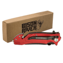 3.5 inch Rescue Knife Reliable Ready and Built for Emergencies multiple colors red, blue, wood, black, pink, orange at DDR BBQ Supply.