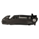 3.5 inch Rescue Knife Reliable Ready and Built for Emergencies multiple colors red, blue, wood, black, pink, orange at DDR BBQ Supply