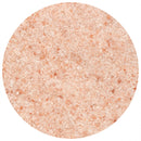 A close-up view of The Spice Lab Pink Himalayan Salt Cocktail Rimmer by The Spice Lab, highlighting its rough, granular texture and varied shades of pink and white—ideal for rimming margarita glasses.
