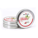 A stack of round metal tins labeled The Spice Lab Chili Lime Margarita Salt Cocktail Rimmer, featuring an image of a margarita glass and red chili peppers on the lid—perfect for adding a zesty kick to your cocktails with this flavorful salt from The Spice Lab.