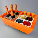 Dubler Party Cooler™ | Orange Burst | DDR BBQ Supply