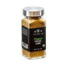 The Spice Lab Organic Ground Cumin comes in a 1.9 oz (53g) glass jar with a metal lid. The black label features white and green text, displays the brand name “The Spice Lab,” and includes a barcode and organic certification. This organic ground cumin is ideal for bringing bold flavor to BBQ rubs or elevating your favorite curry dishes.