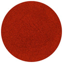 A close-up view of The Spice Lab Sweet Paprika Powder—a finely ground spice from The Spice Lab—shows its vivid red color and mild pepper flavor, displayed in a circular shape on a white background.