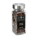 A 1.5 oz. glass jar of The Spice Lab Whole Cloves, featuring a metal lid—ideal for enriching savory dishes and marinades.