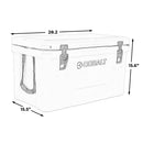 Blue Coolers 55Qt Heavy Duty Roto Molded Cooler For Camping