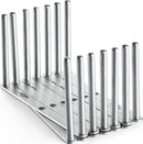 The Napoleon Expandable Rib Holder (56012) by Napoleon Grills holds up to six racks of ribs with parallel rods and can organize pot lids, pans, or cutting boards in your kitchen.